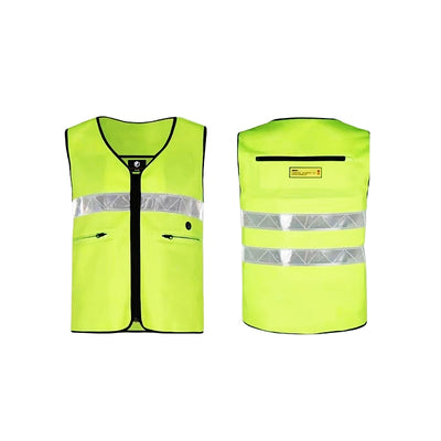 Wearable Cool Vest Set (Professional Grade Green) for Outdoor Activities and High Temperature Work with Bio-based Cold Source and Circulating Water Cooling