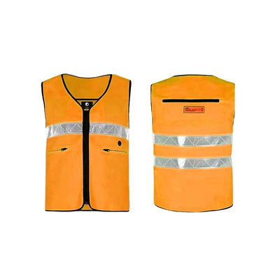 Wearable Cool Vest Set (Professional Grade Yellow) for Outdoor Activities and High Temperature Work with Bio-based Cold Source and Circulating water cooling